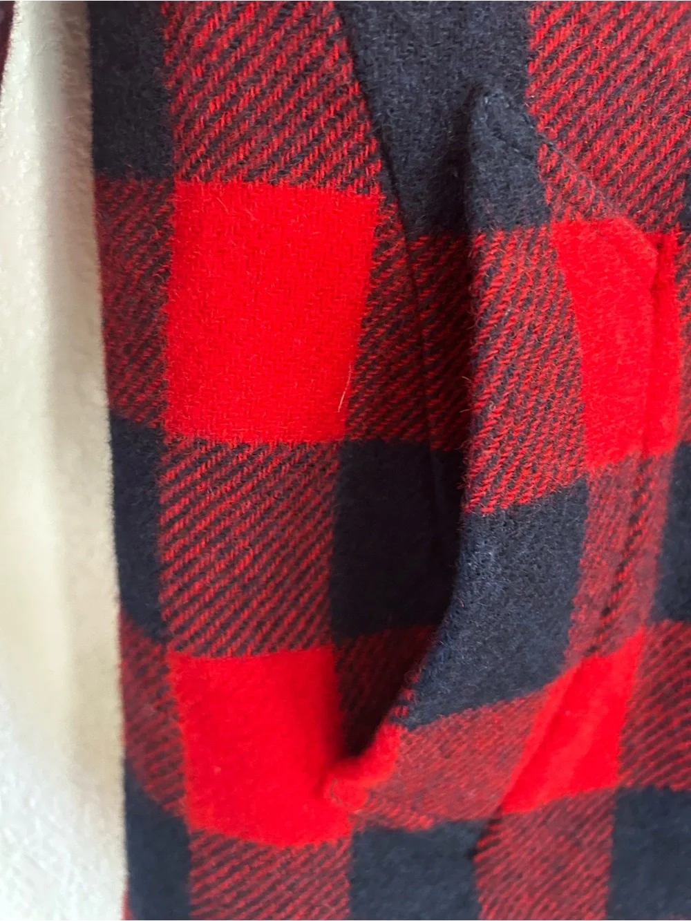 J. Crew Red and Black Buffalo Plaid Coat